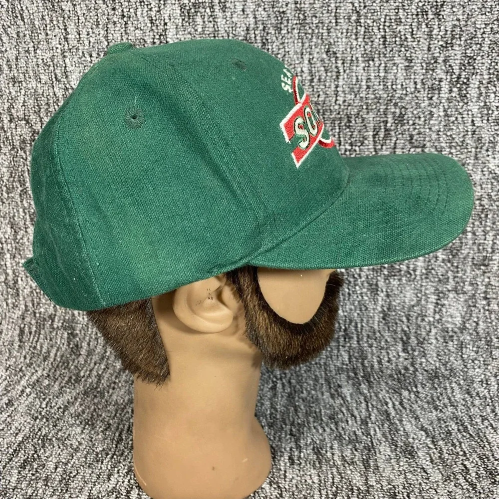 Vintage Seattle Sonics Hat Sports Specialties Strapback Green NBA Cap Taiwan